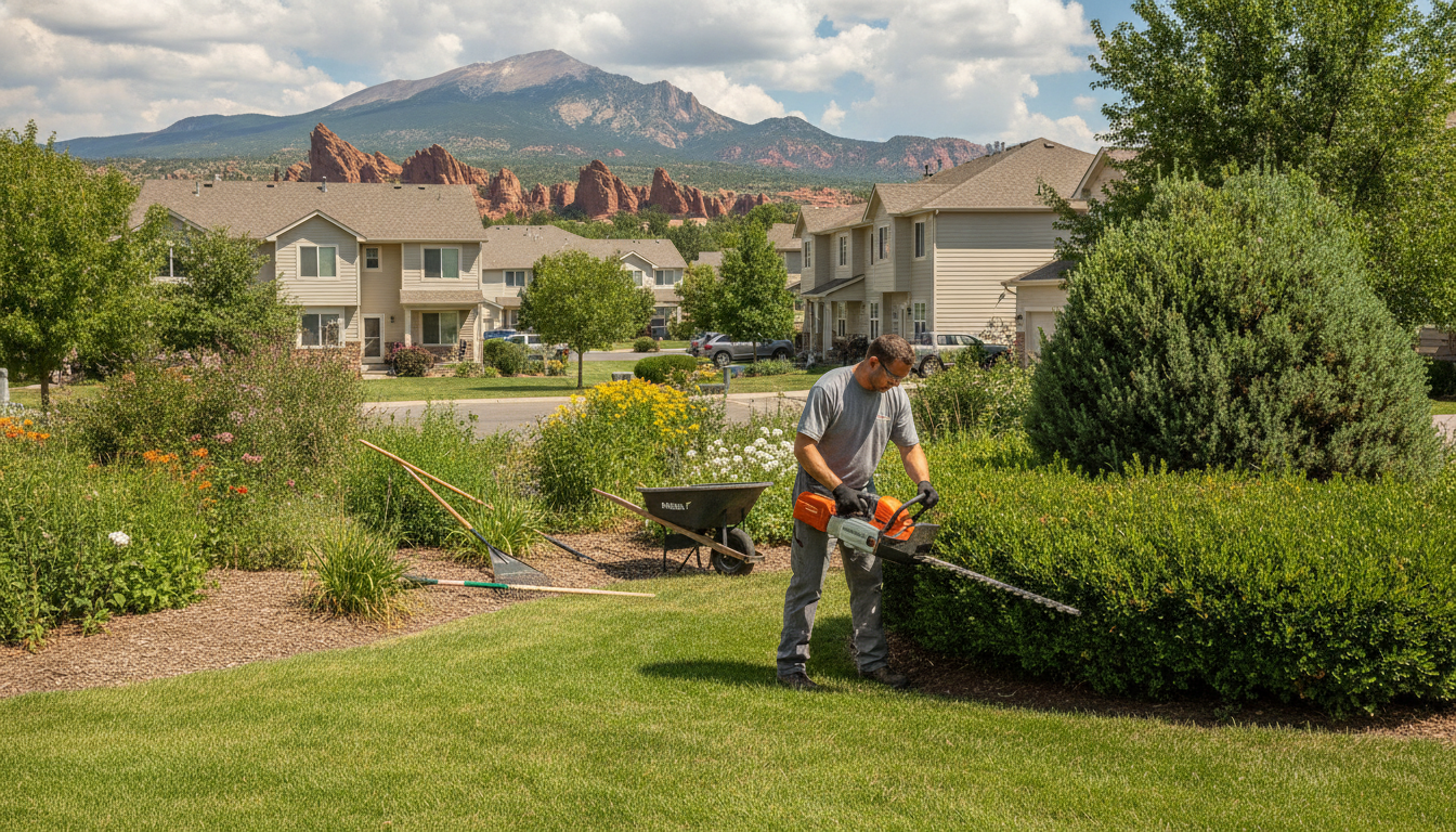 HOA Common Area Landscaping Colorado Springs Homeowners Trust