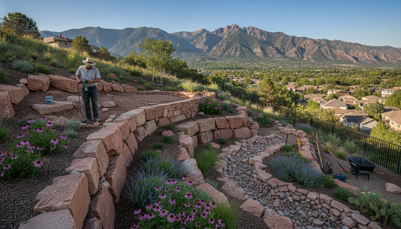 Landscaping Manitou Springs CO: Designing for the Terrain