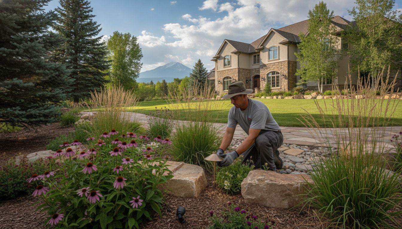Upscale Landscaping in Broadmoor, Colorado Springs