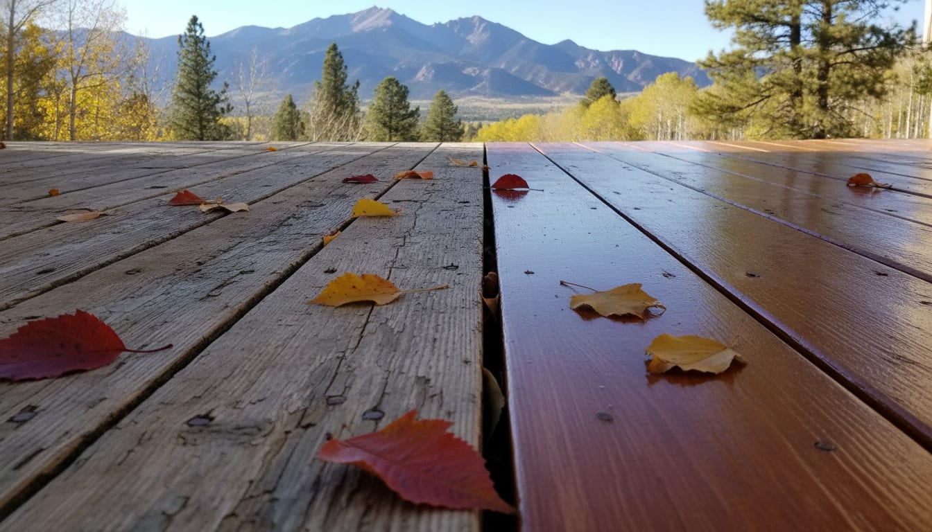 Deck Staining Colorado Springs: Your Last Window Before Freeze