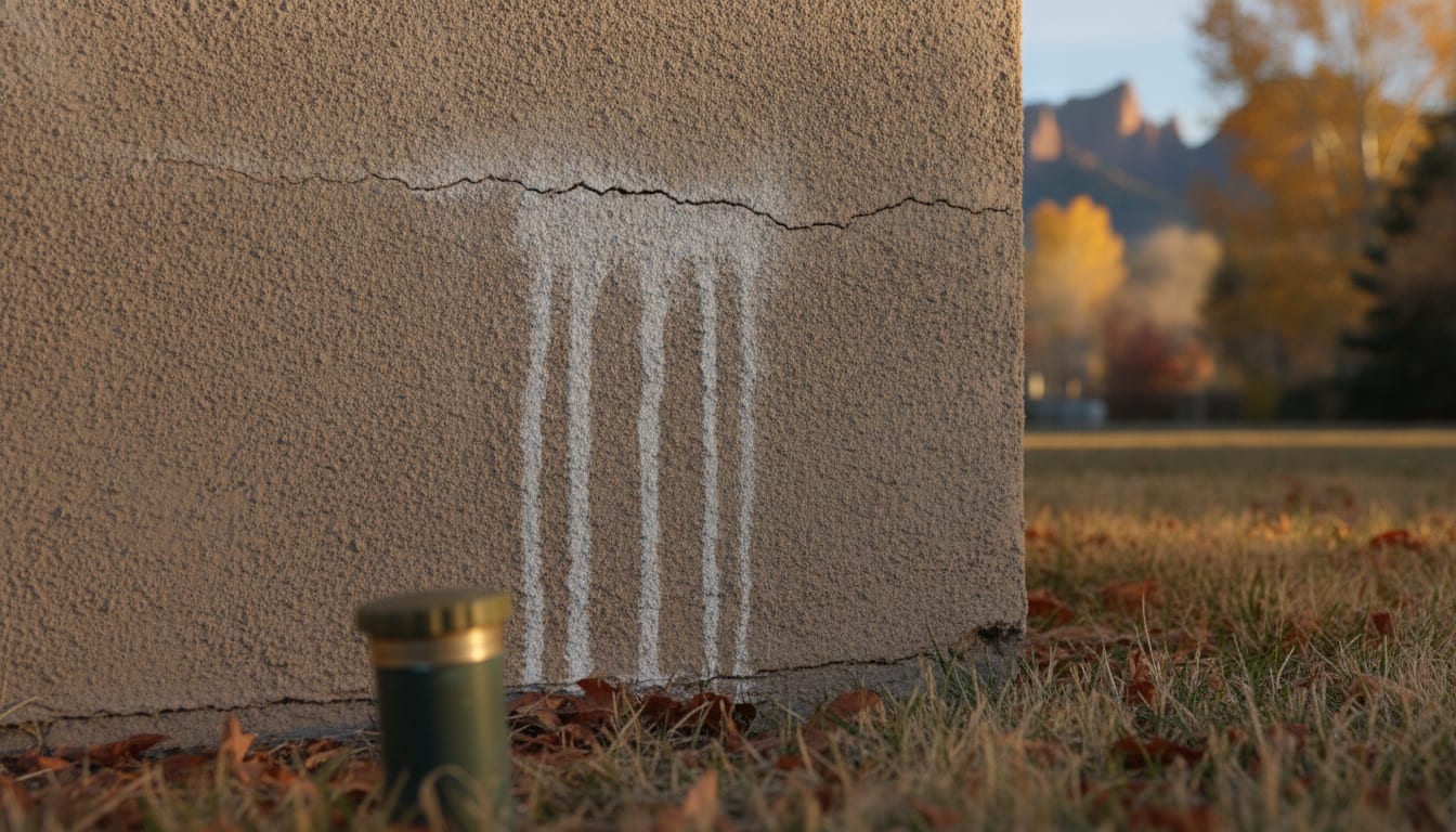 White Staining on Stucco: What Efflorescence Means (Colorado Springs)
