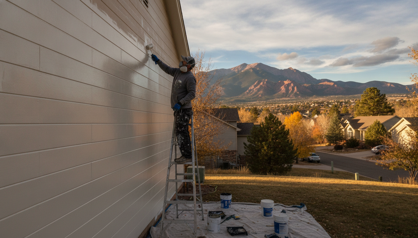 100% Acrylic Paint and Fall Temperature Swings in Colorado Springs